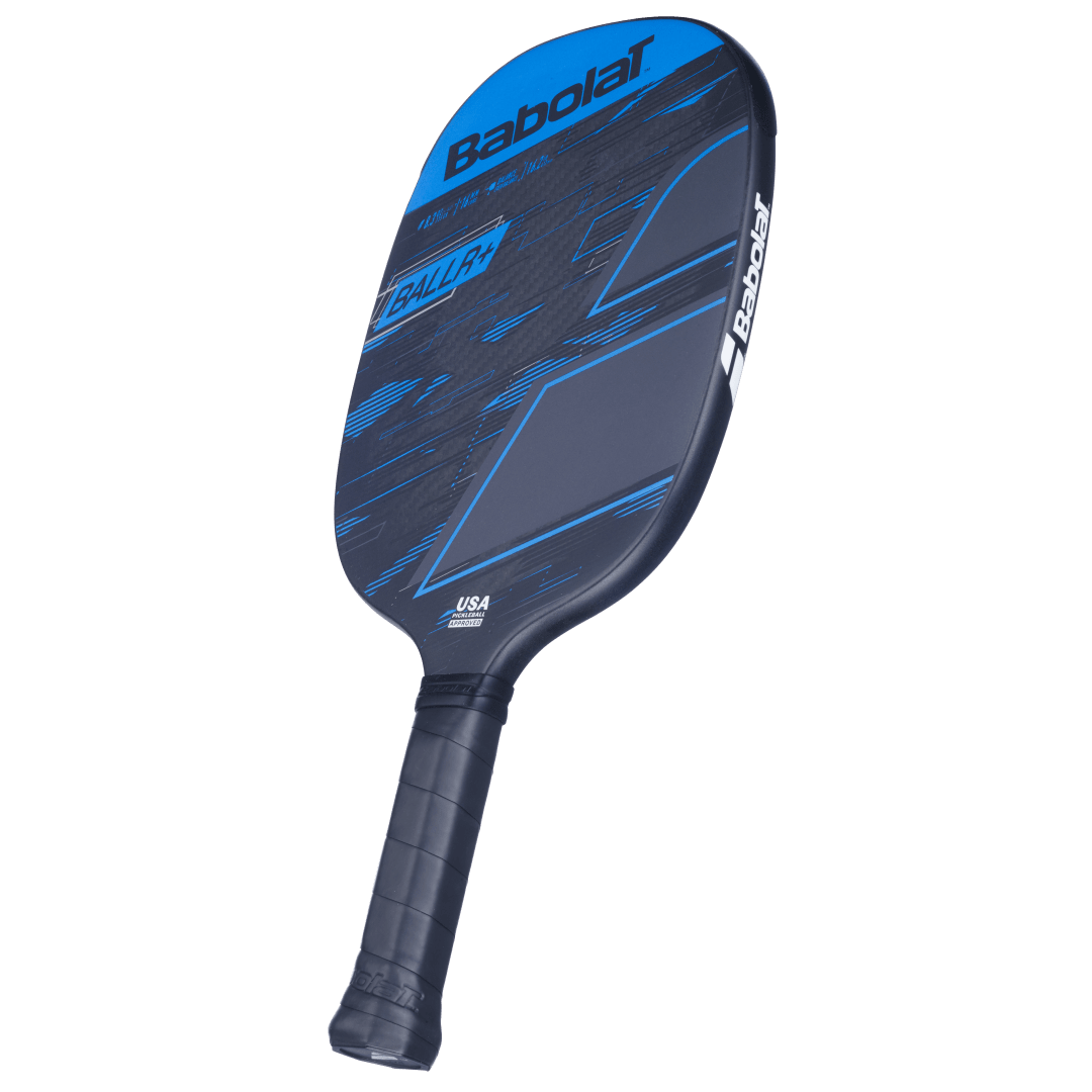 Babolat BALLR+ pickleball paddle tilted