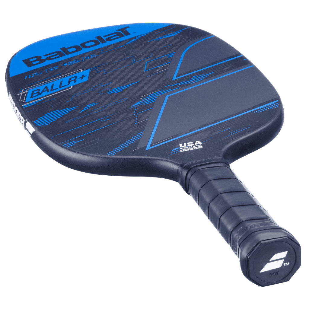 Babolat BALLR+ pickleball paddle laid down