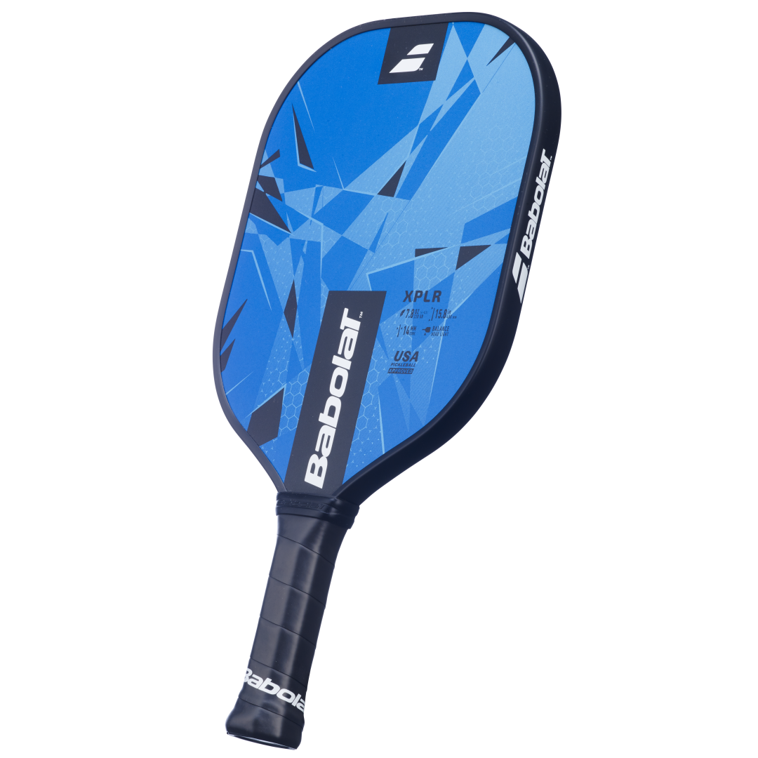 Babolat XPLR pickleball paddle tilted