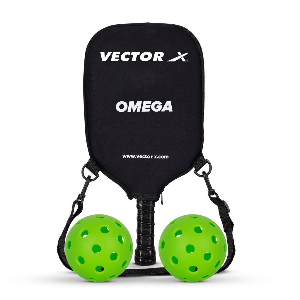 Vector X Omega pickleball paddle set with balls and bag