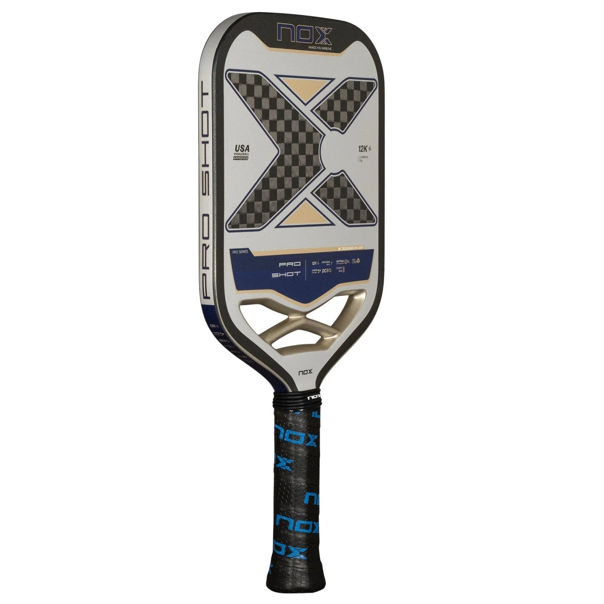 NOX Pickleball Pro Shot paddle back view